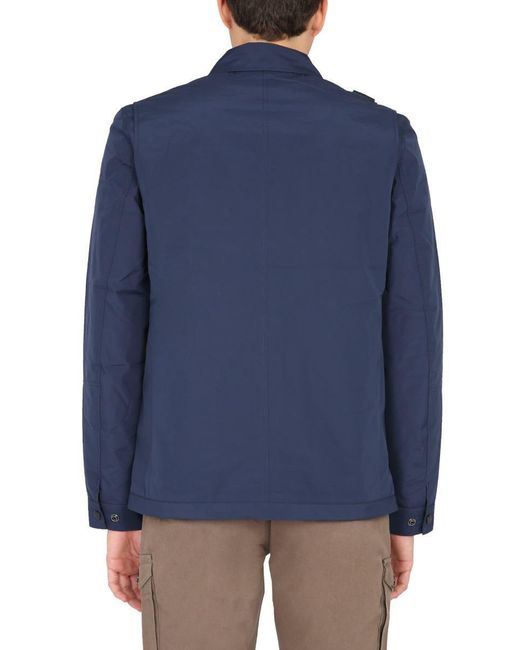 Ma Strum Blue "Tpr" Jacket for men