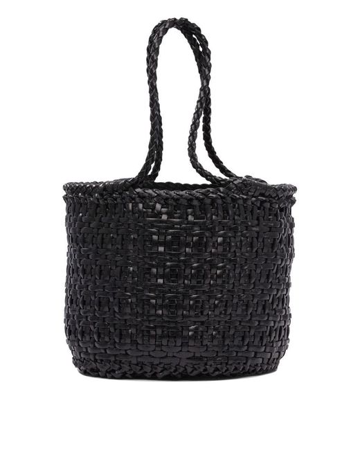 Dragon Diffusion Black Java Bag Mini Double Jump Basket 17X14X15 Cm