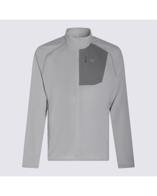 Arc'teryx Gray Nylon Casual Jacket for men