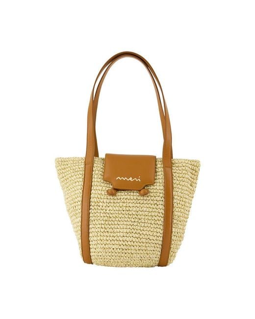 Marni Metallic Small Shopper Bag