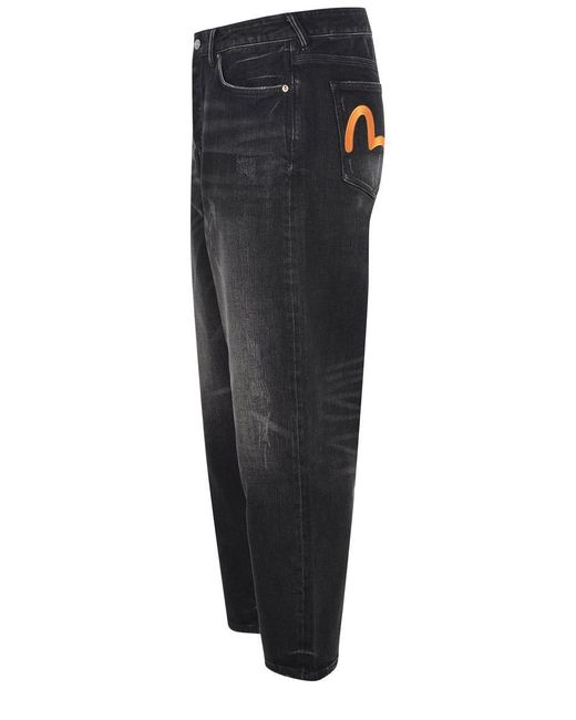 Evisu Black Jeans for men