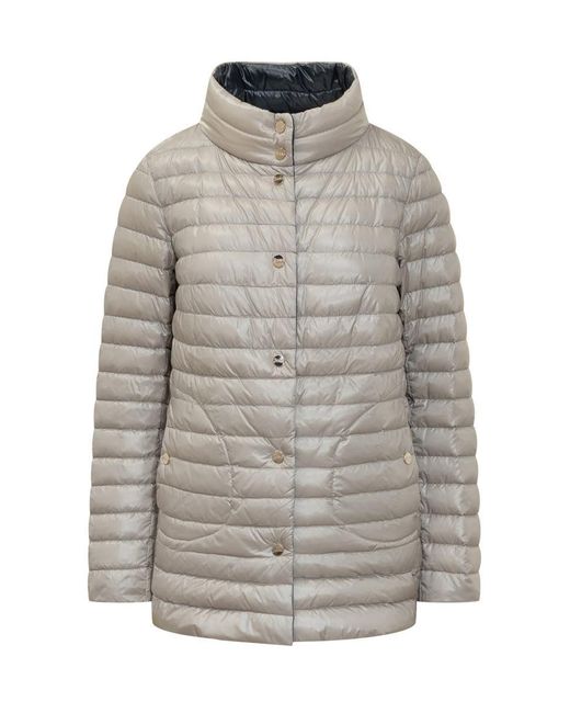 Herno Gray Reverse Quilt