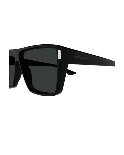 Saint Laurent Black Sl 756 Linea Corner Angle Sunglasses