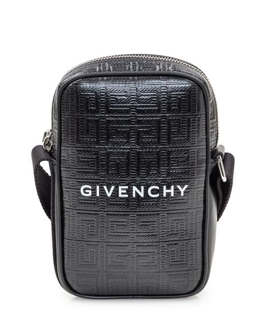 Givenchy Gray G-Essential Small Bag for men