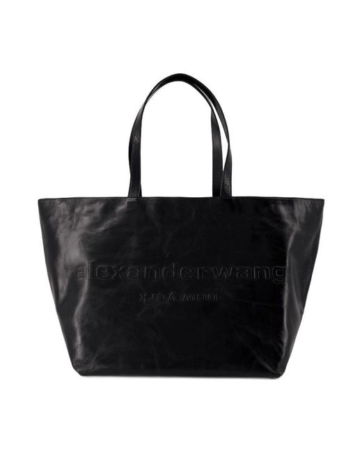 Alexander Wang Black Punch Shopper Bag