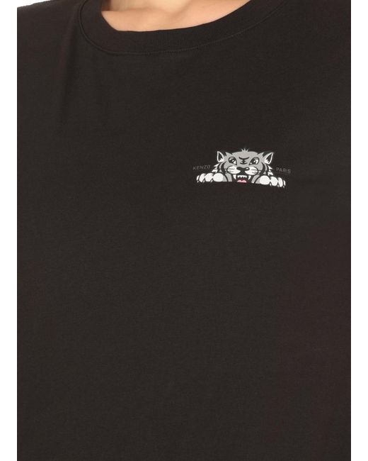 KENZO Black T-Shirts And Polos