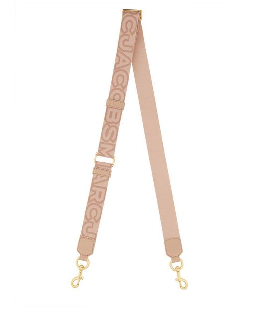 Marc Jacobs White Fabric Strap With Logo