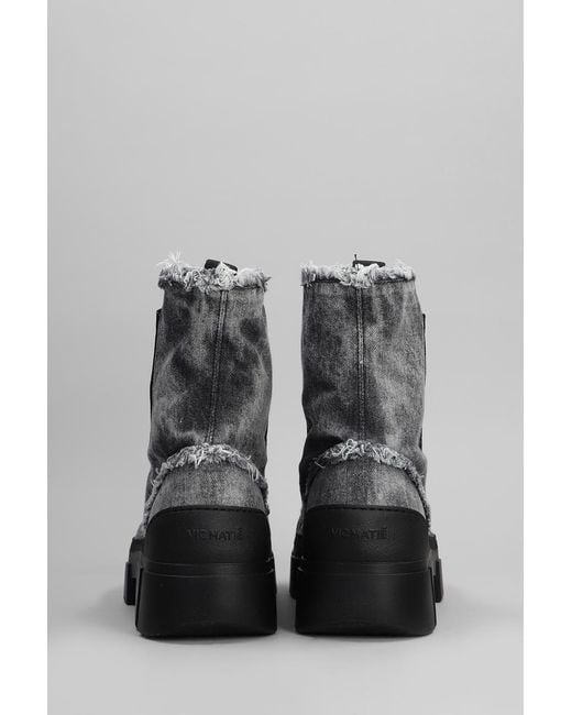 Vic Matié Black 155 Combat Boots