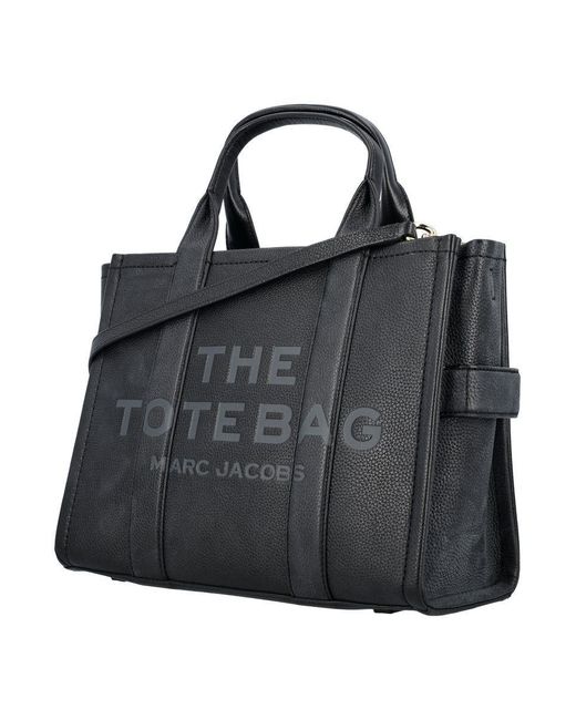 Marc Jacobs Black The Leather Medium Tote Bag