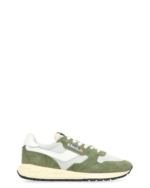 Autry Green Reelwind Low-Top Sneakers for men
