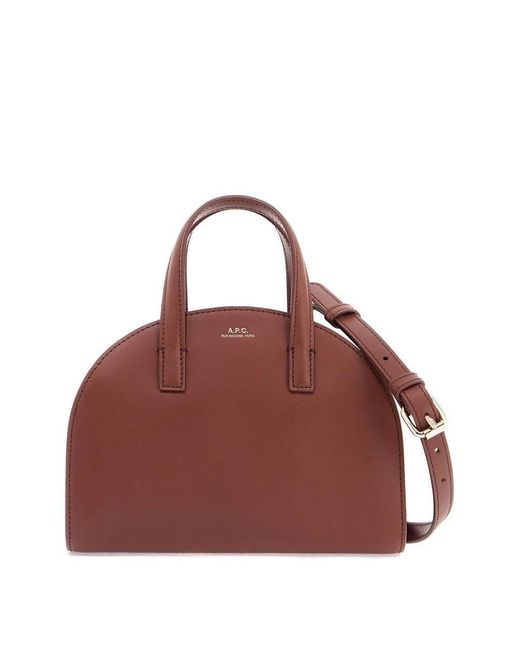 A.P.C. Brown Small Demi-Lune T