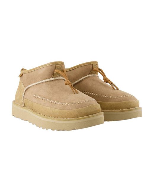 Ugg Brown W Ultra Mini Crafted Regenerate Boots