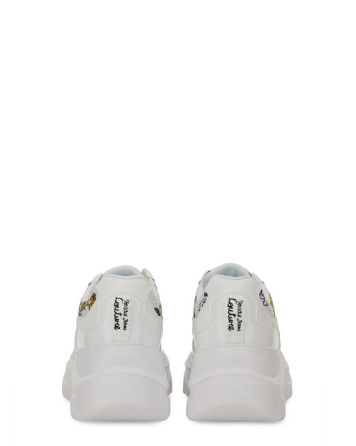 Versace Jeans Couture White Speedtrack Bottom Sneaker