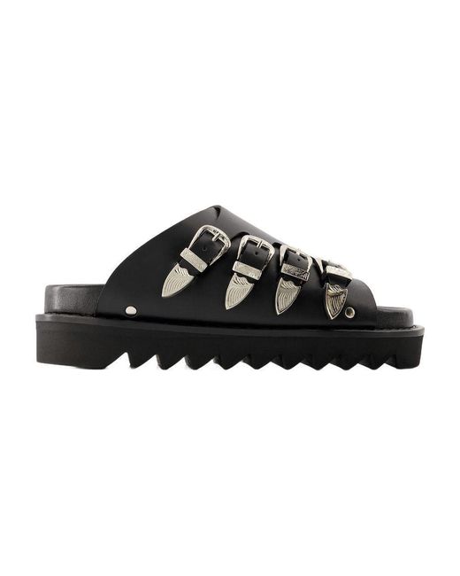 Toga Black Aj1304 Sandals