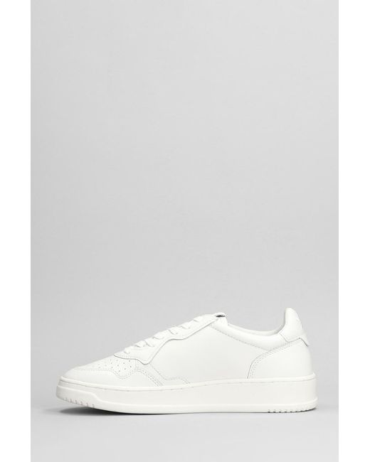 Autry x Deliberti White Medalist Low Sneakers