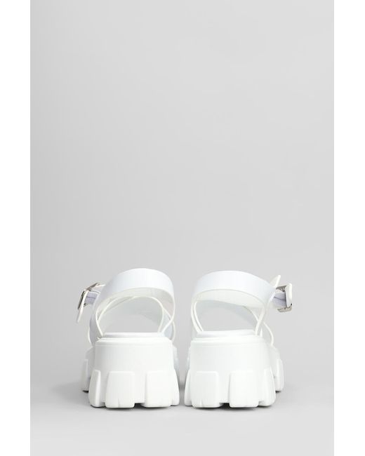 Marc Ellis White Andy Sandals