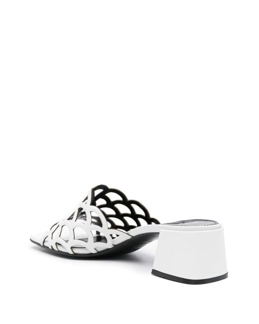 Sergio Rossi White Sandals