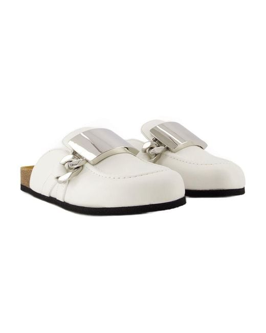 サンダル・ミュール Gourmet Loafers - J.W. Anderson - White - Leather Gourmet Loafers - J.W. Anderson - White - Leather