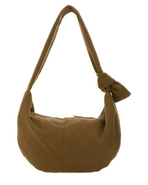 Alysi Metallic Bag With Knot