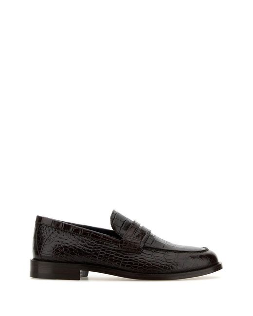 Manolo Blahnik Black Mocassini for men