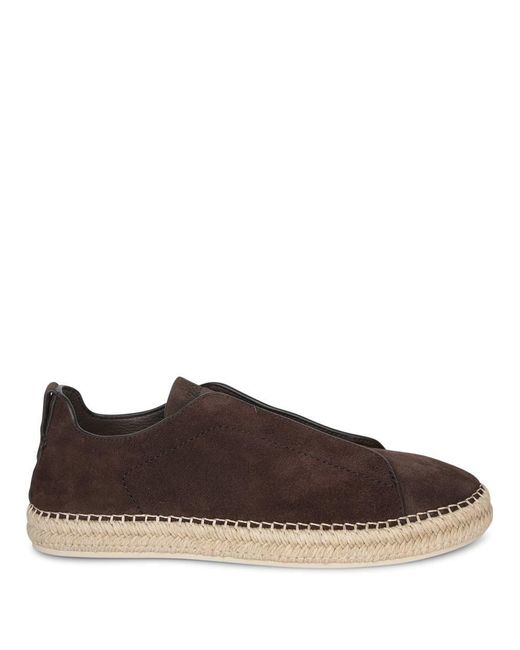 Zegna Brown Espadrillas for men
