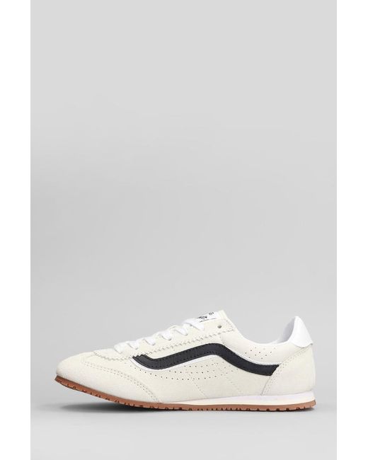 Vans White Super Lowpro Sneakers