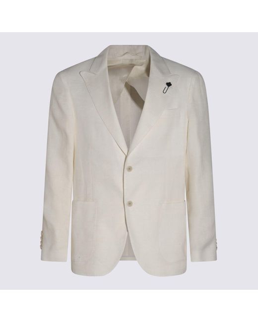 Lardini White Blazer for men