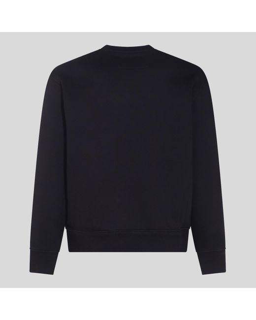 C P Company Blue Dark Cotton Sweatshirt for men