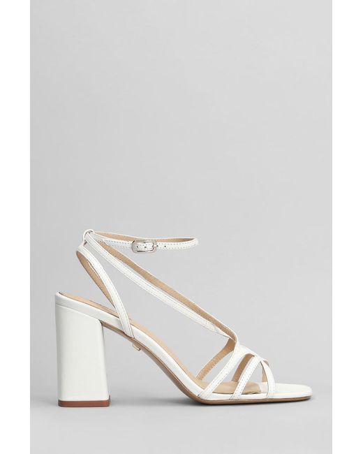 Lola Cruz White Angela 85 Sandals