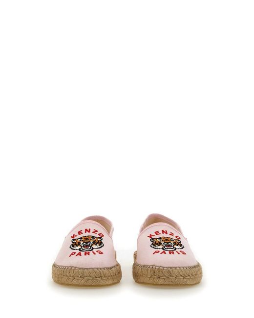 KENZO Pink Espadrille Slip-On