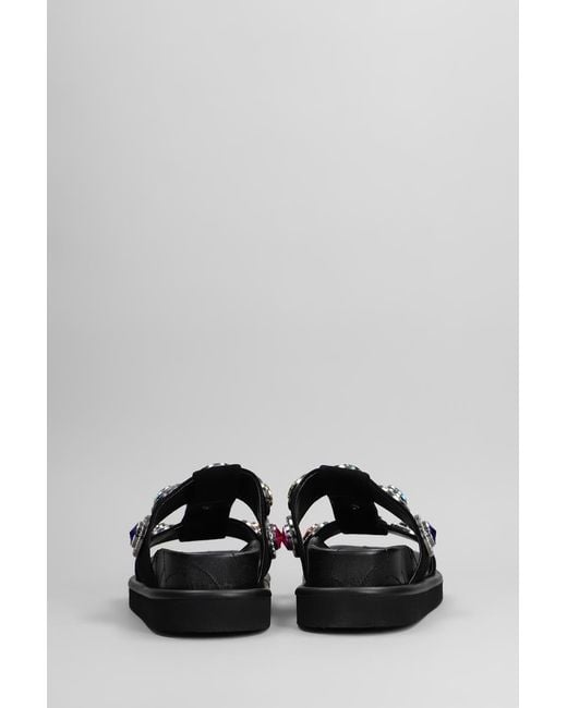 Kurt Geiger Black Orson Flats