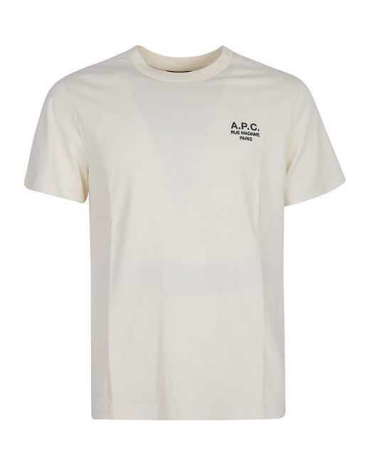A.P.C. White Tshirt for men