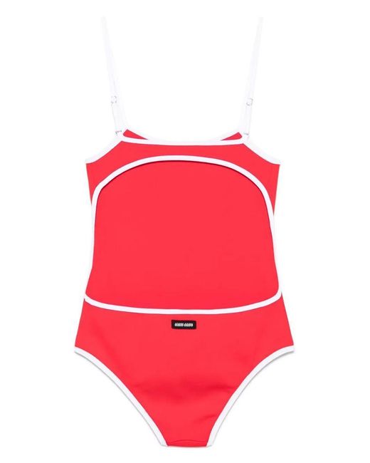 Miu Miu Red Maglieria Varie Nylon F.18