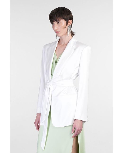 ANDAMANE White Guia With Belt Blazer