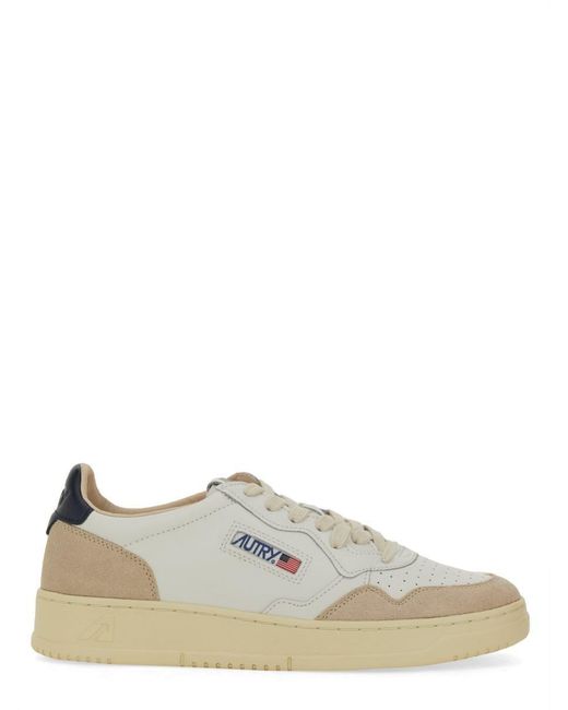 Autry White Sneaker "Medalist" Low for men
