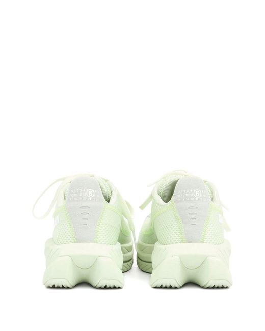 MM6 by Maison Martin Margiela White 'Spectur 2' Sneakers for men