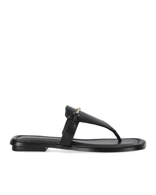 Michael Kors Black Lena Thong Sandal