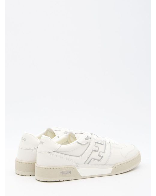 Fendi White Match Sneakers for men