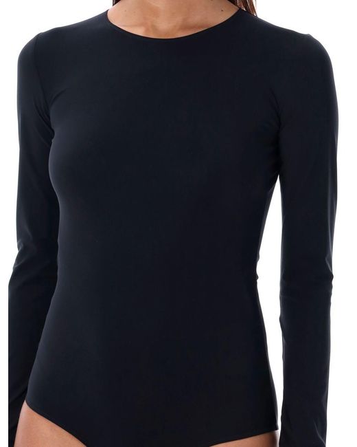 MM6 by Maison Martin Margiela Blue Lycra Body