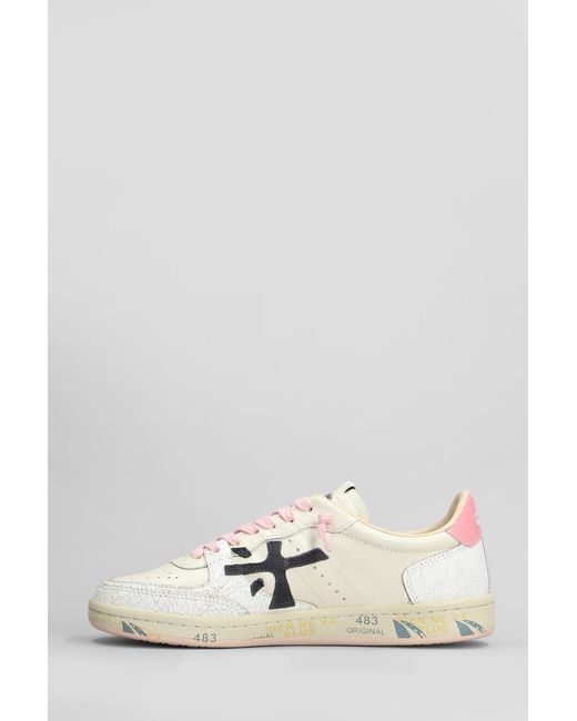 Premiata Natural Bskt Clay Sneakers