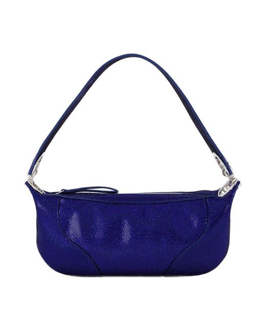 By Far Purple Mini Amira Hobo Bag