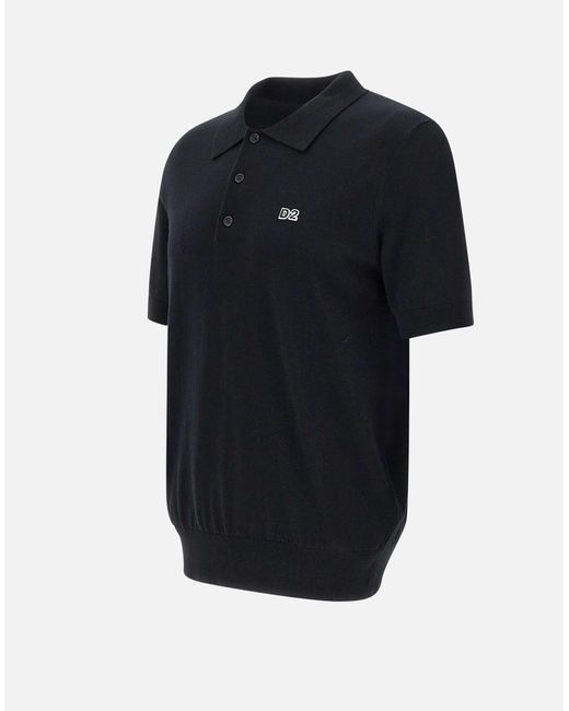 DSquared² Black T-Shirts And Polos for men