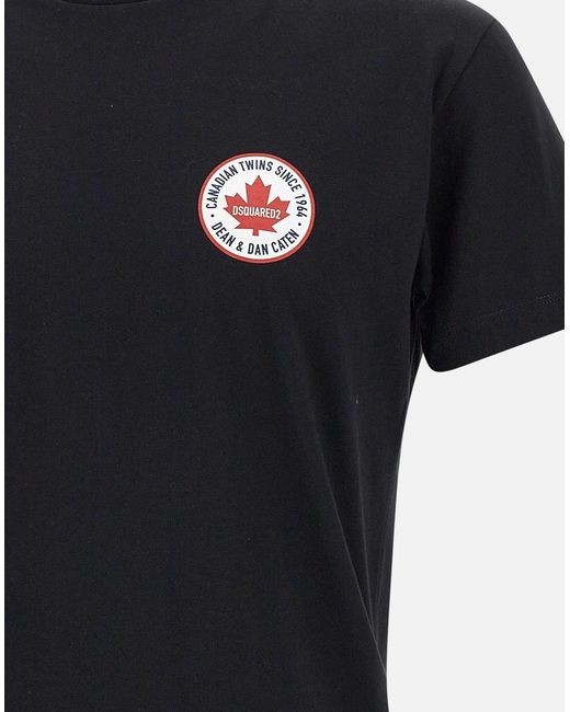 DSquared² Black T-Shirts And Polos for men