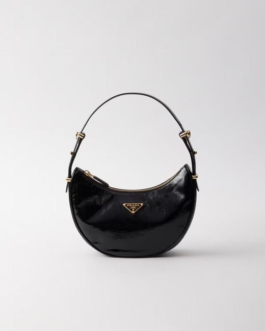 Prada Black Arqué" Shoulder Bag