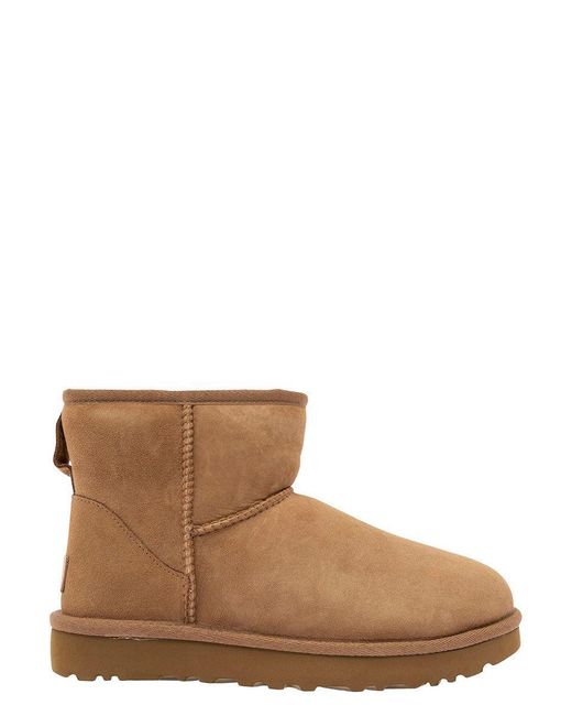 Ugg Brown 'Mini Classic Ii' Pull-On Boots