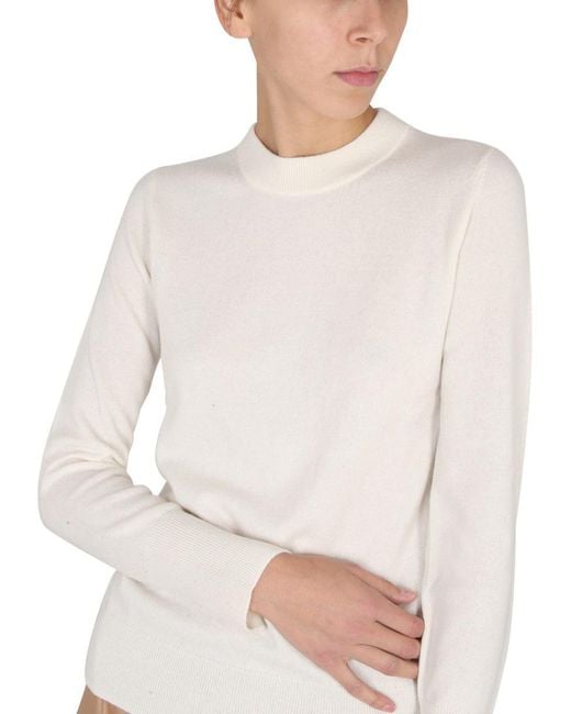 Boss White Cashmere Sweater
