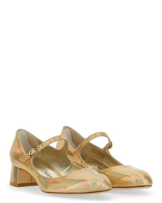 Stuart Weitzman Natural Mary Jane "Vivienne"