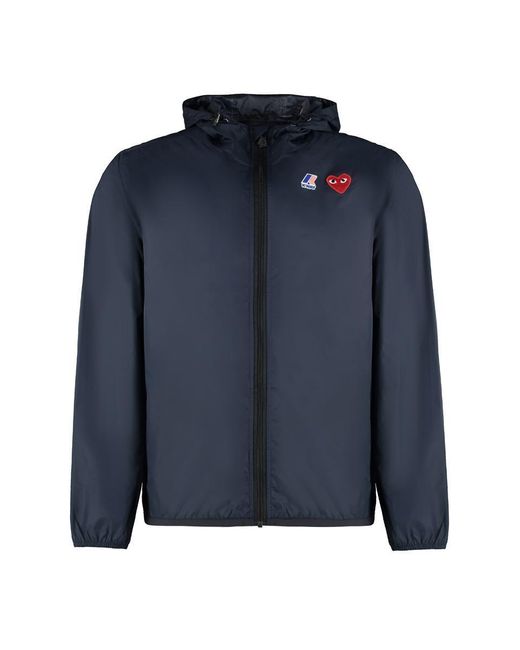 COMME DES GARÇONS PLAY Blue X K-Way for men