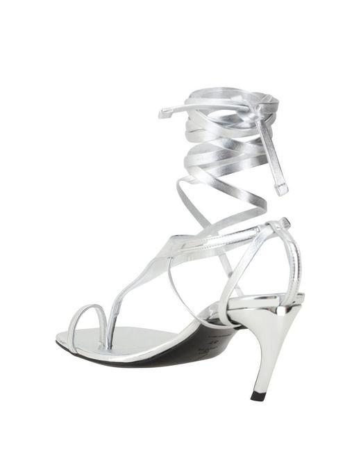 The Attico White Sandals