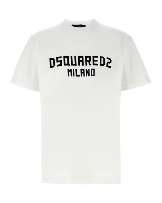 DSquared² Gray 'Cool Fit' T-Shirt for men